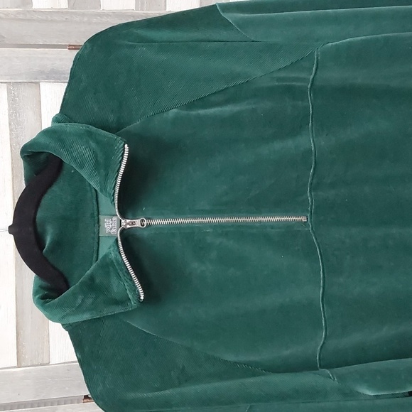 Women's Quarter Zip Velour Tunic Sweatshirt | Wild Fable | Large - Picture 6 of 12